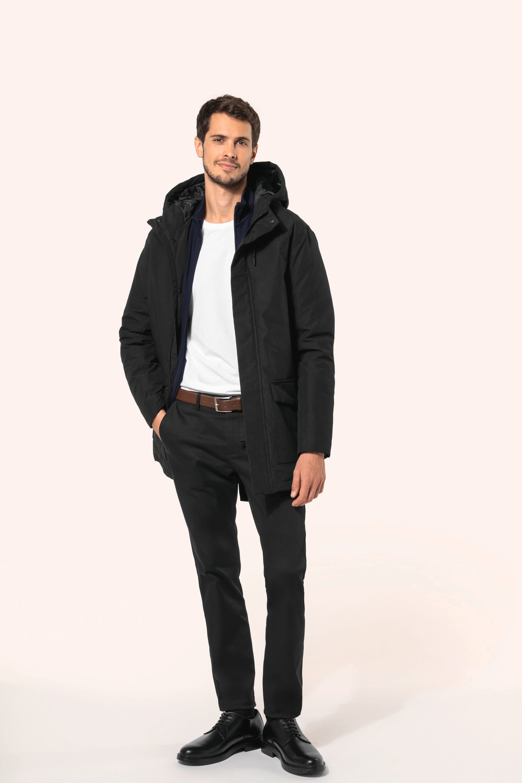 Parka impermeável de homem