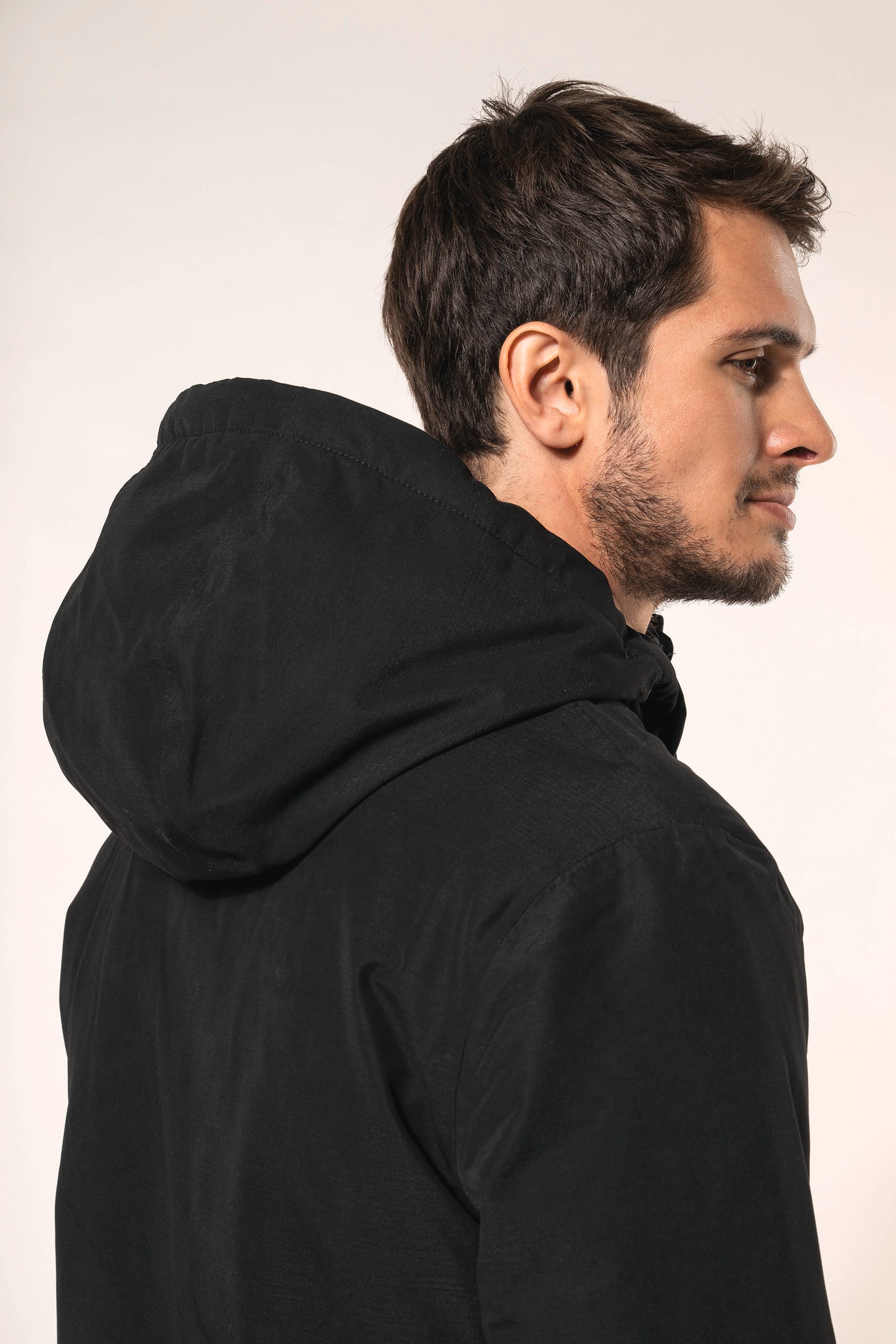 Parka impermeável de homem