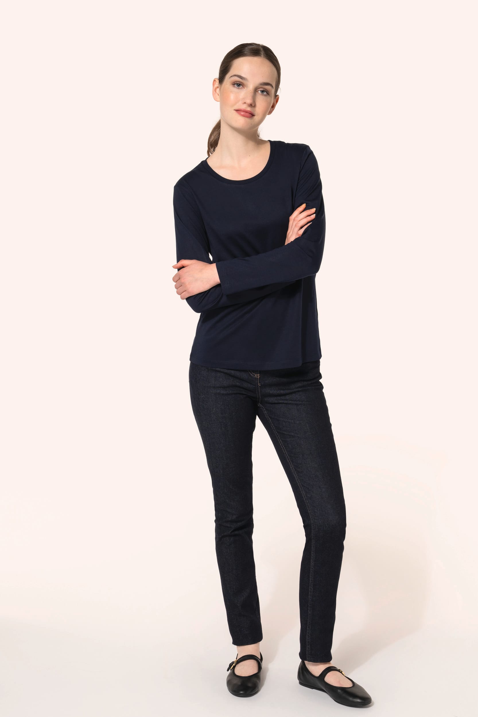 Calças de ganga de senhora