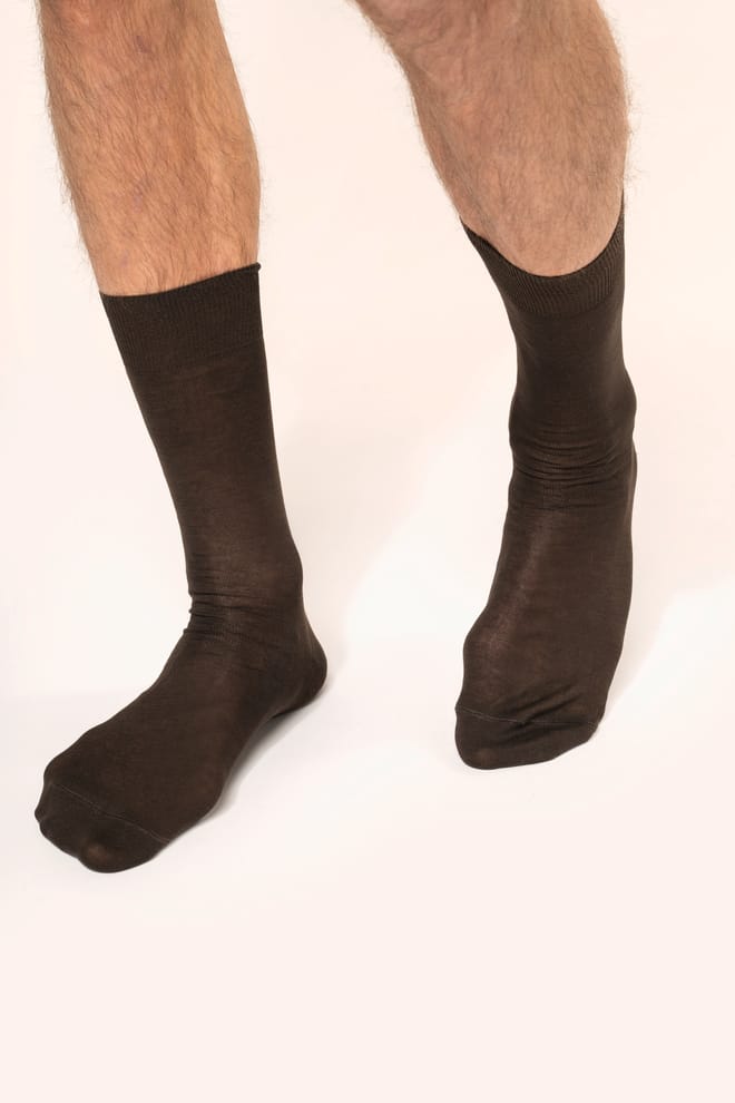 Men's cotton jersey Scottish lisle thread socks