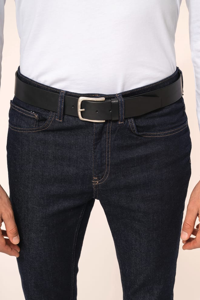 Vintage lederen herenriem