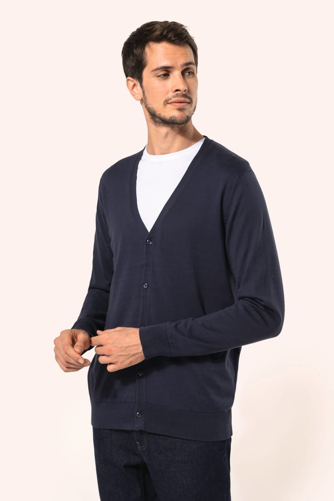 Men Supima® cardigan