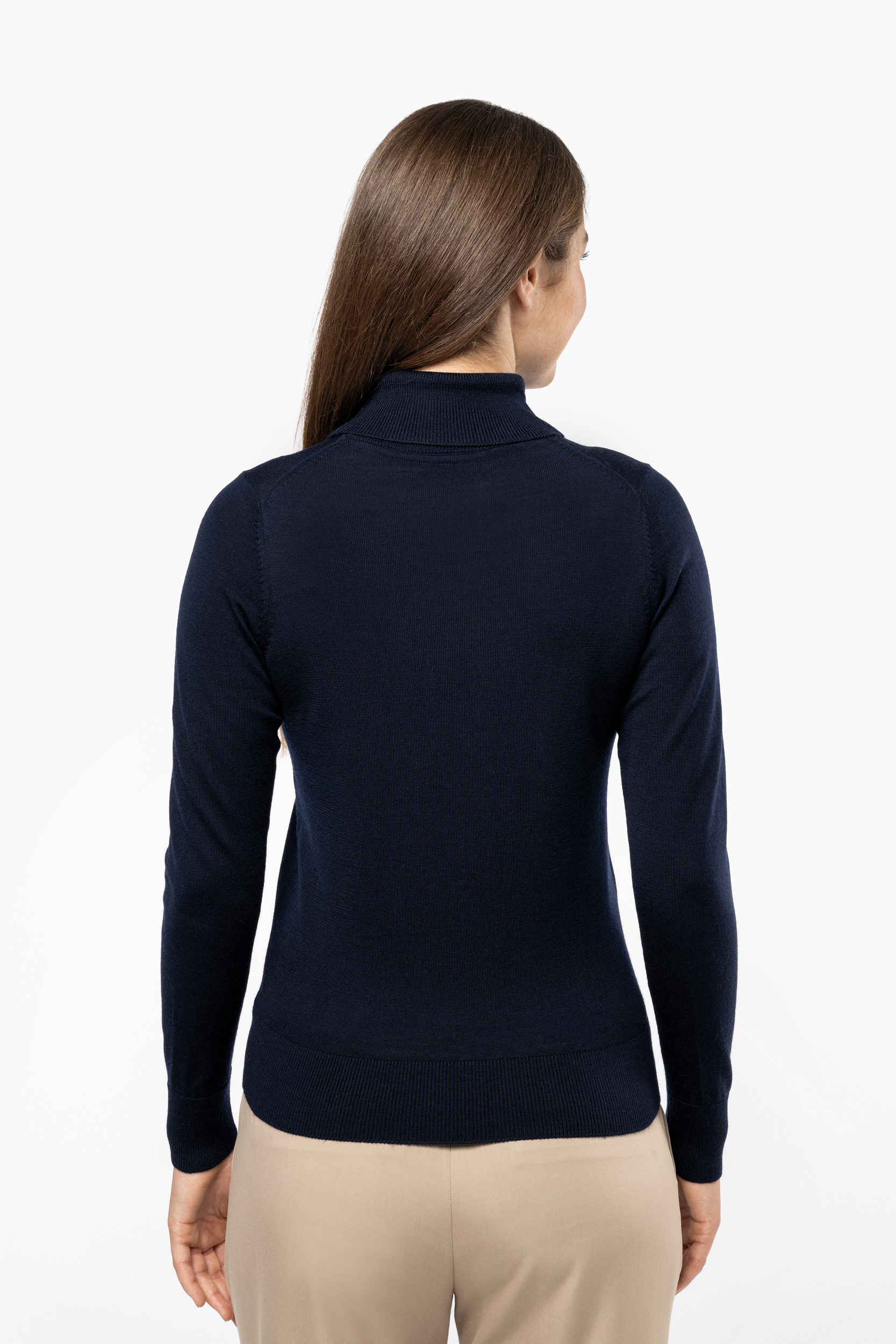 Merinotrui rolkraag dames