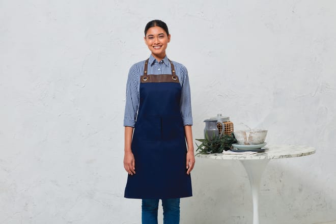 Delantal tipo peto Espresso