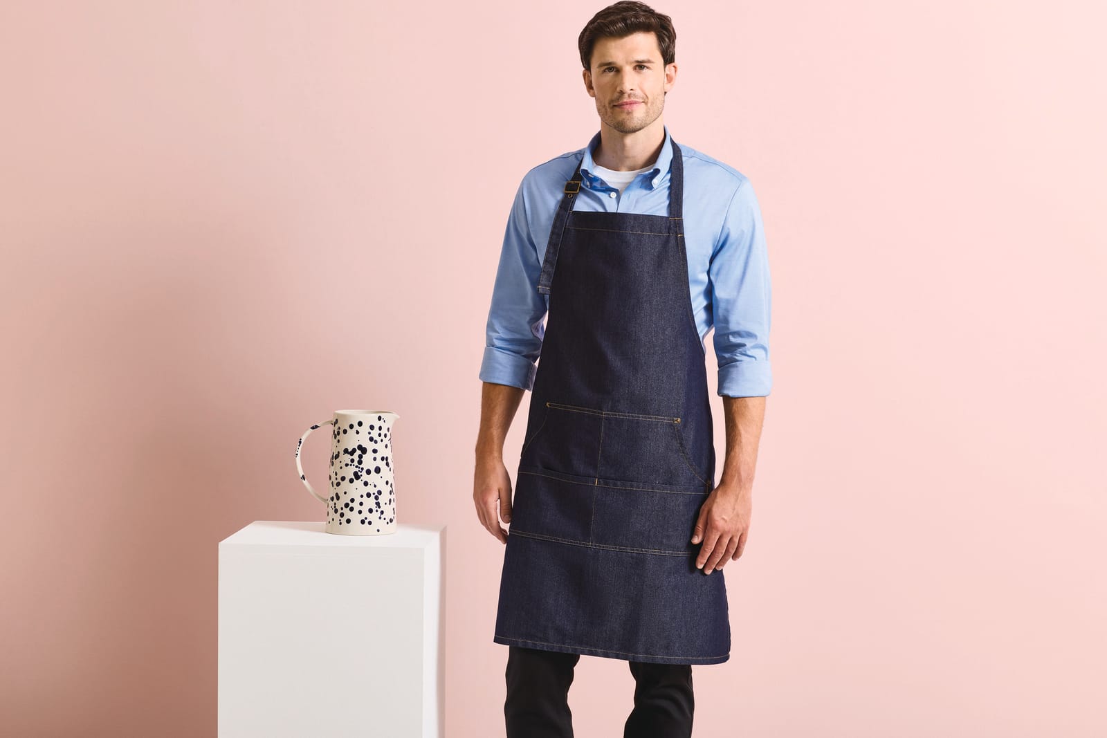 Halterschort met bovenstuk "Denim"