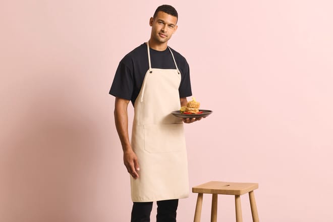 Grembiule Extra Large In Cotone E Lino, Con 2 Tasche Grandi, Cintura Regolabile, Lavabile, Per Cucinare, Giardinaggio, Hobby, Uomo E Donna