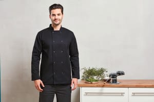 Long Sleeve Press Stud Chef's Jacket