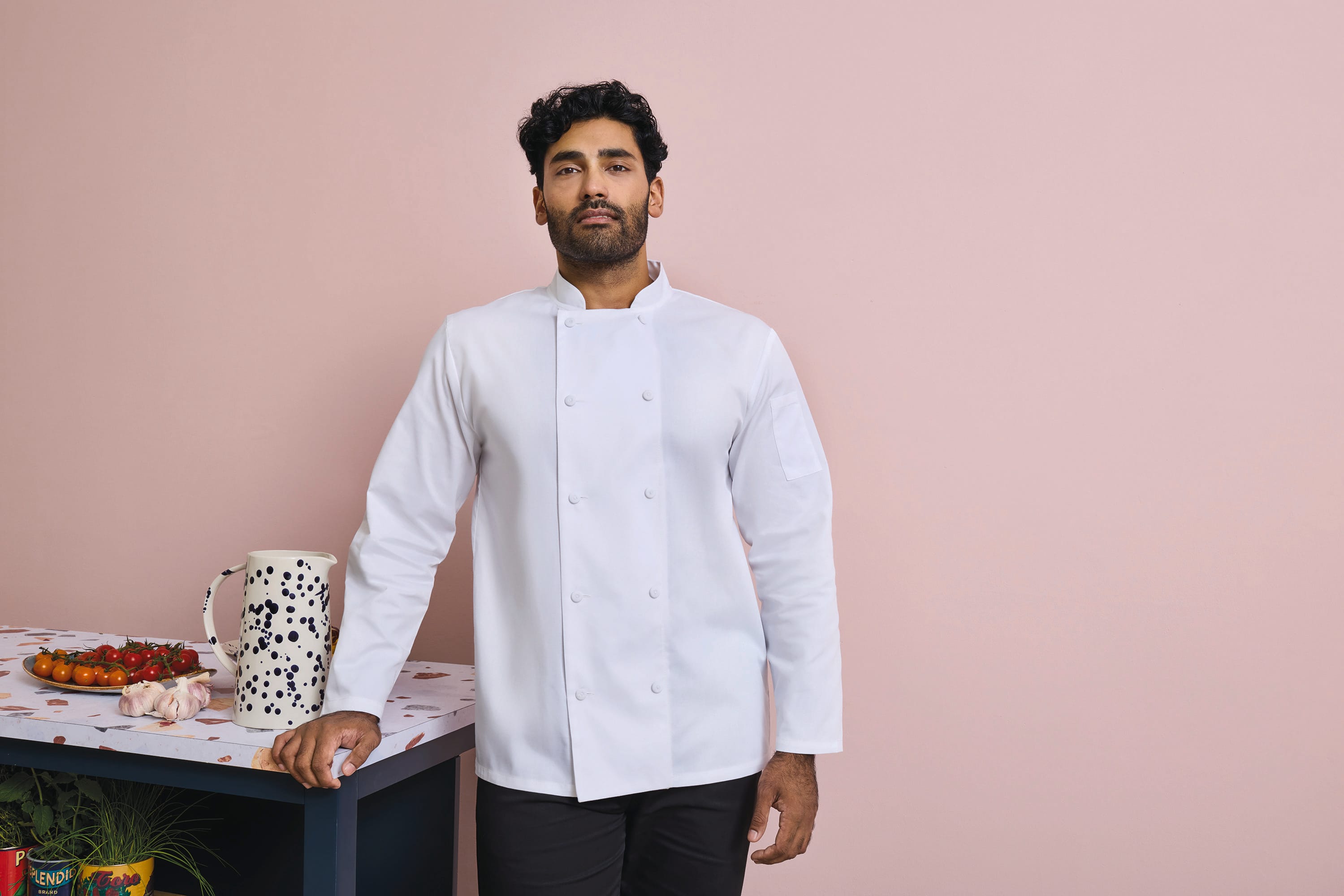 Jaleca de chef de cozinha manga comprida Coolchecker®