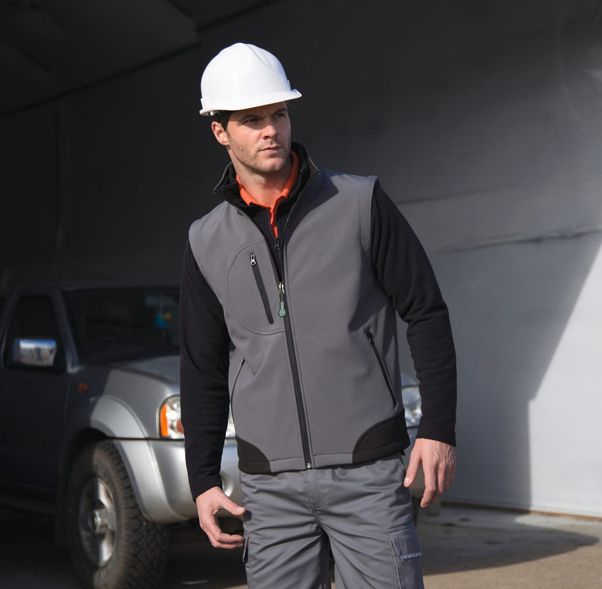 Bodywarmer softshell