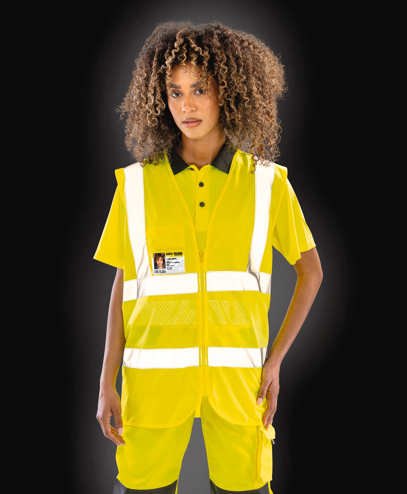 Gilet de sécurité zippé