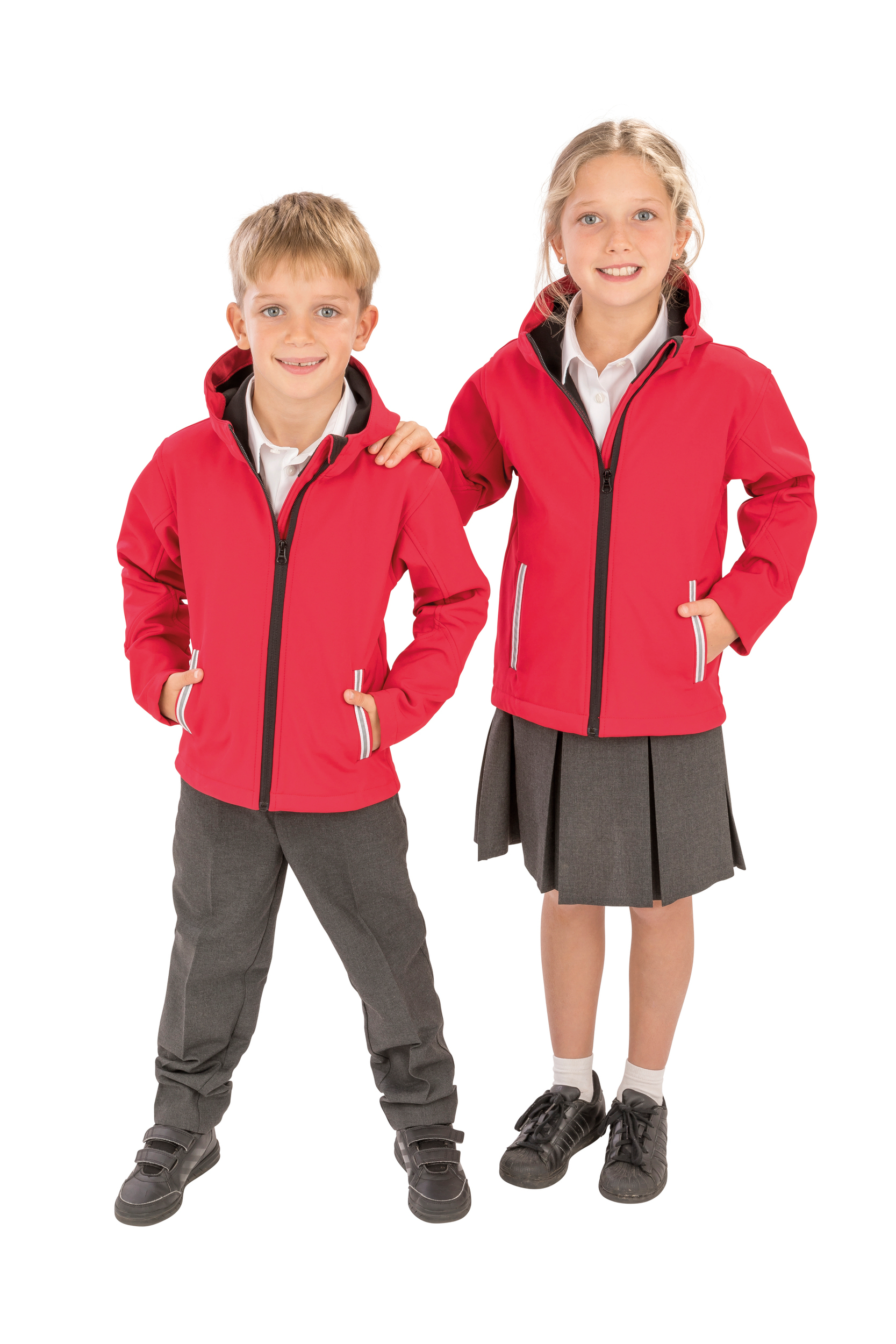 Kids Tx Performance Softshell met capuchon