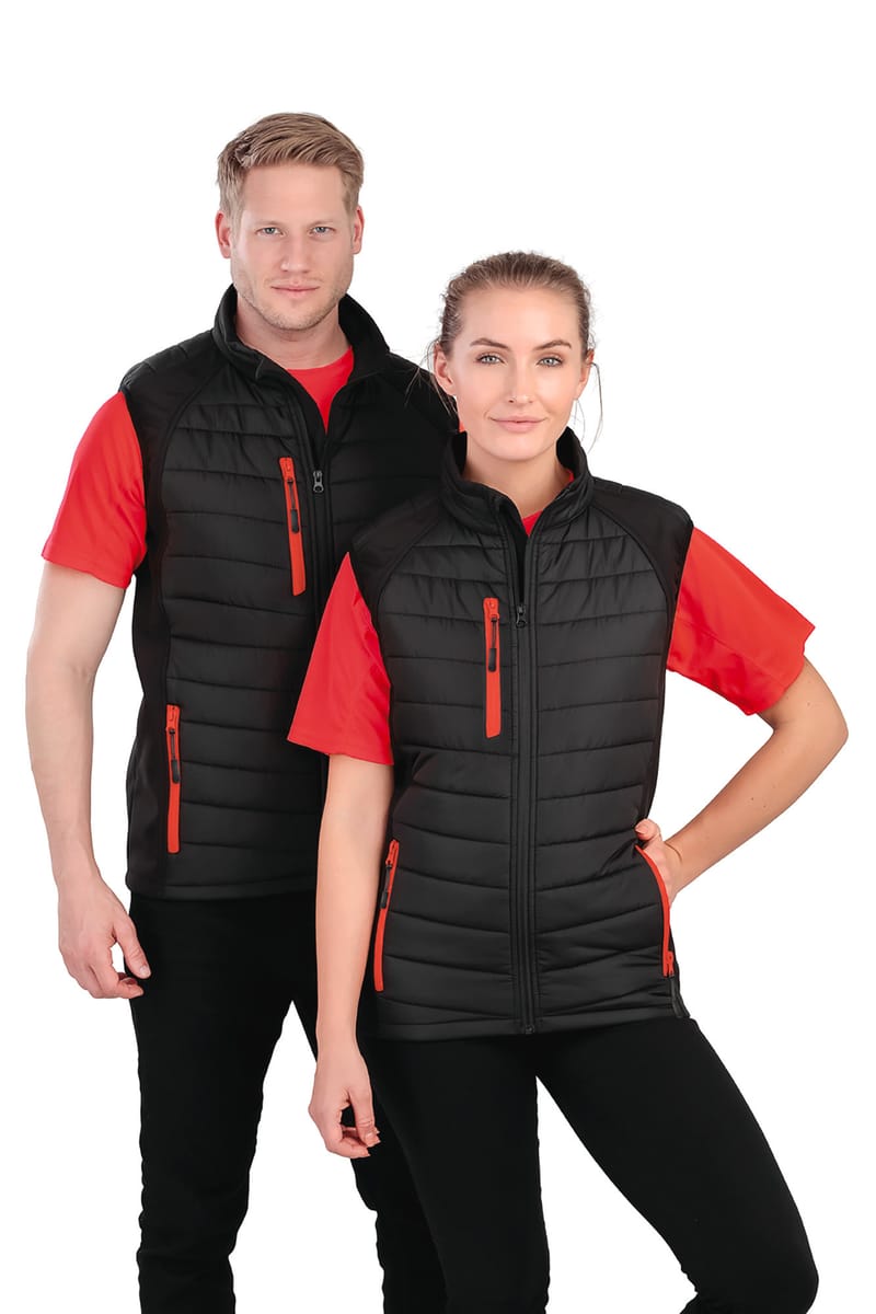 Result Véritable gilet rembourré noir boussole R238X recyclé