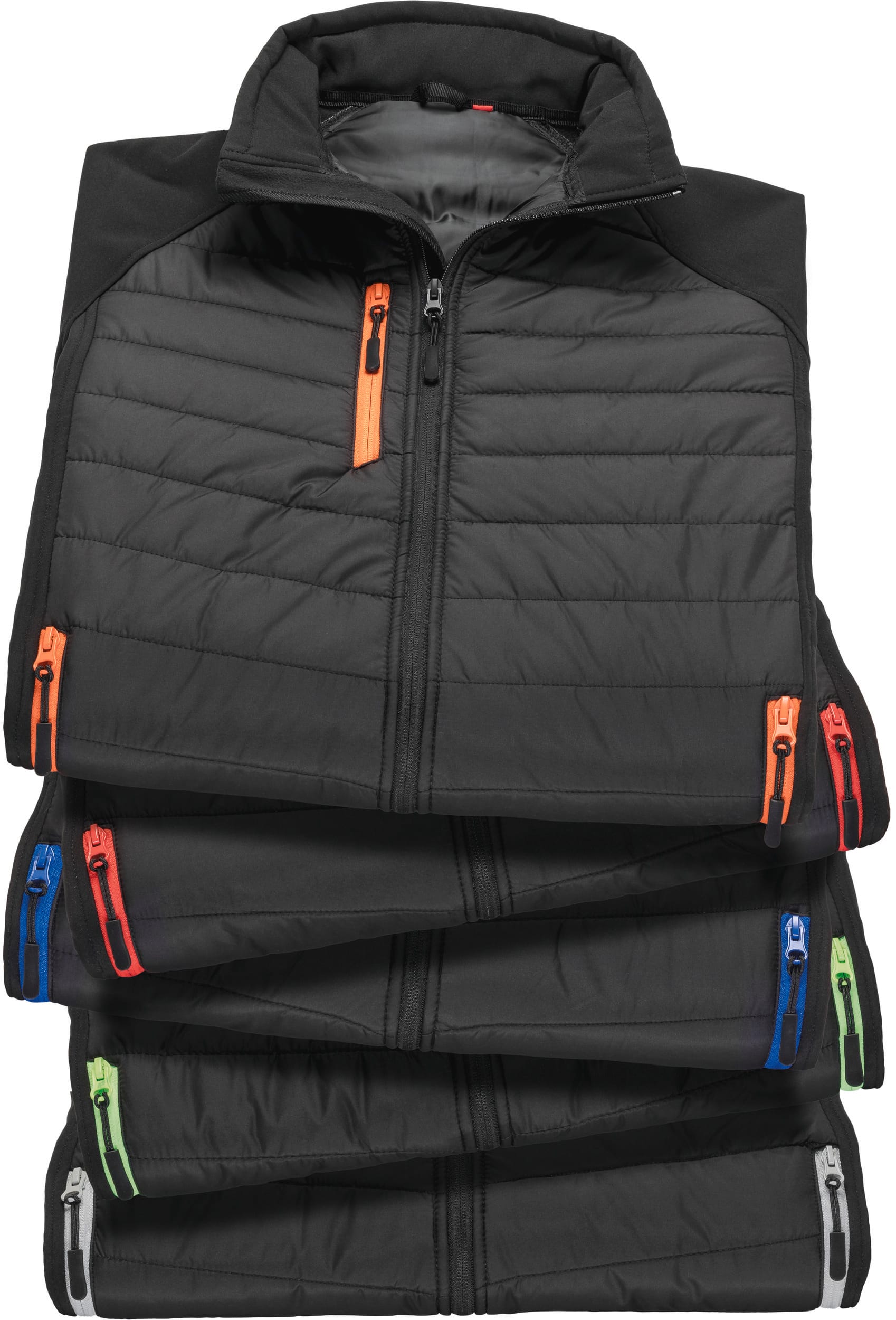 BLACK COMPASS PADDED SOFT SHELL GILET - Result