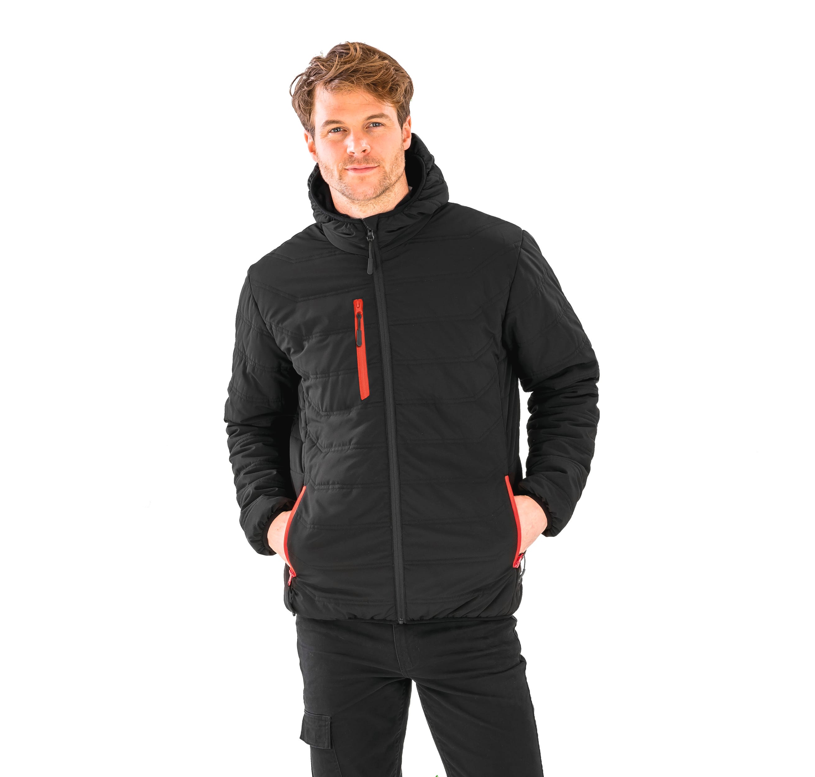 Veste matelassée black compass recyclée - Image 1
