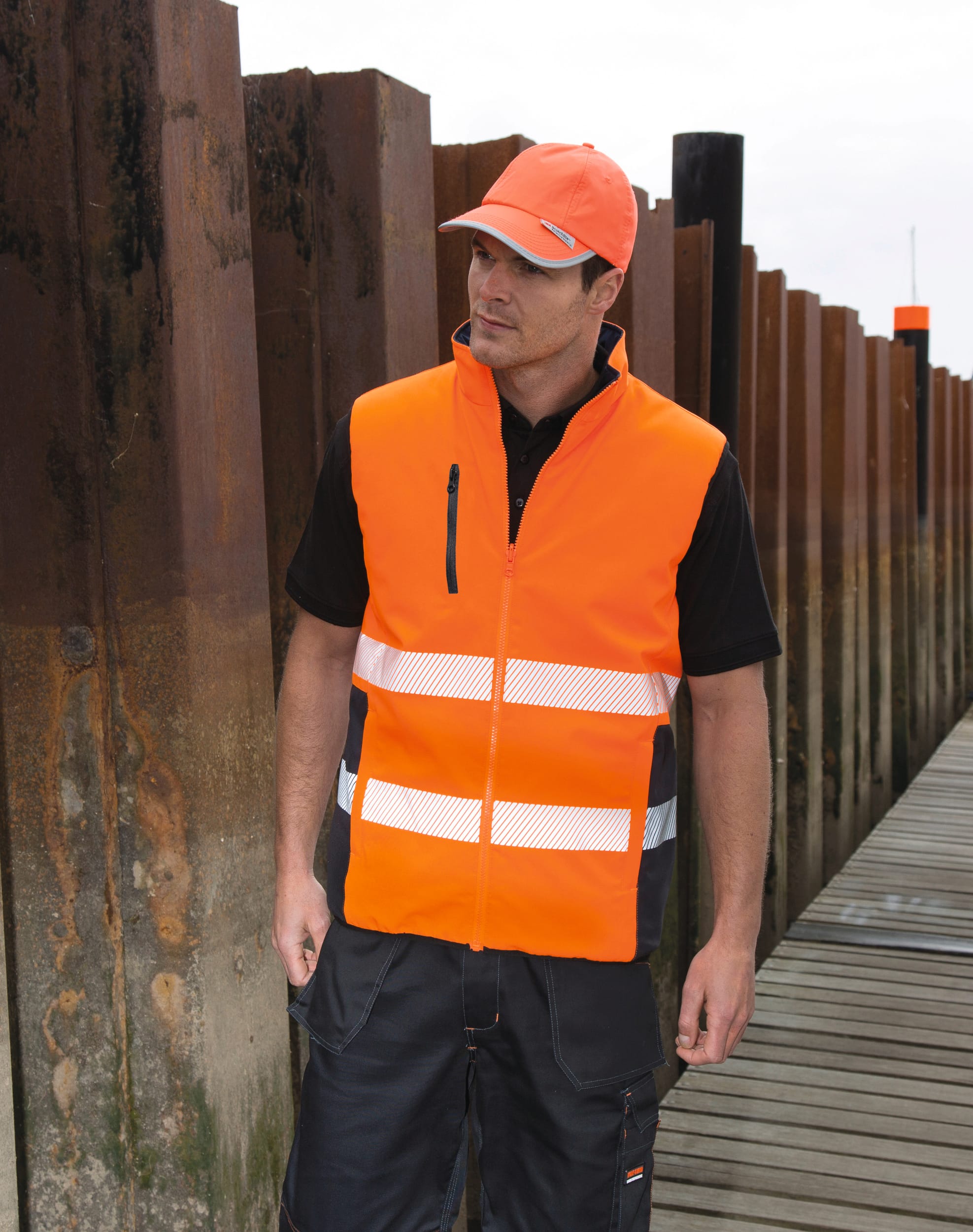 Colete de segurança reversível