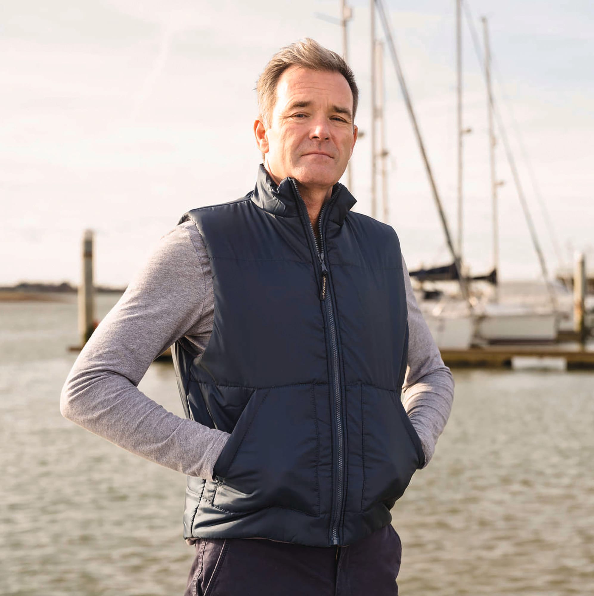 Colete com forro polar