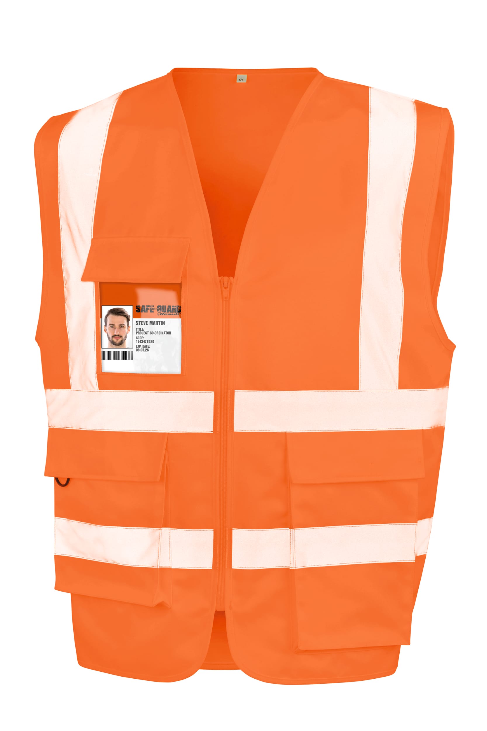 Gilet de sécurité zippé - Image 2