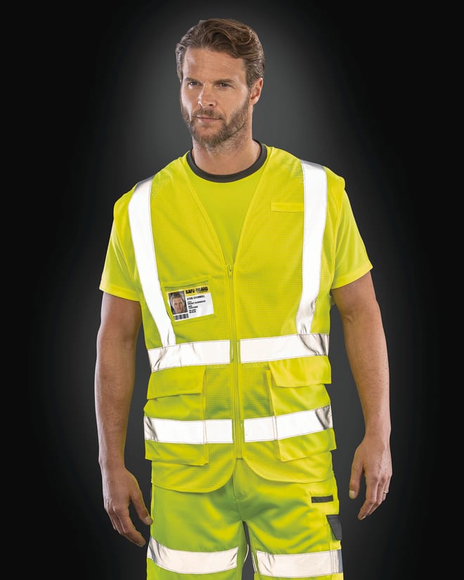 Mesh safety vest