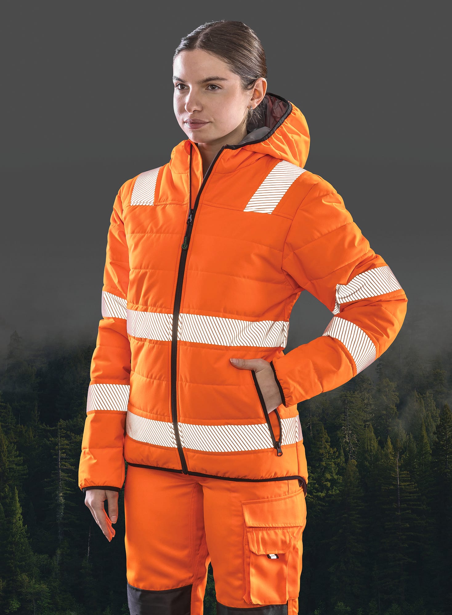Veste de sécurité recyclée ripstop padded - Image 2