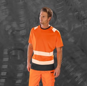 Gerecycled veiligheids-T-shirt