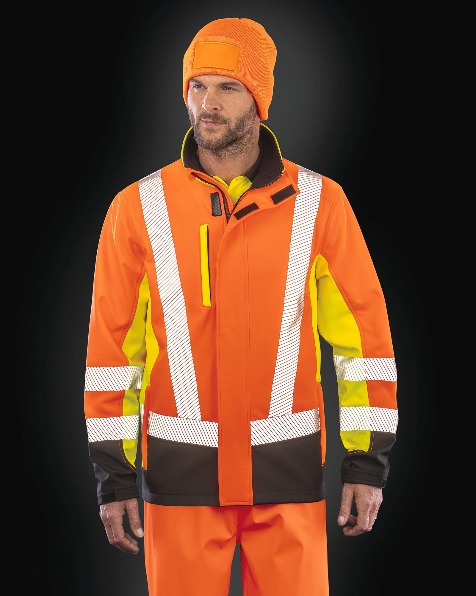 Veste softshell de sécurité recyclé 3 couches - Image 2