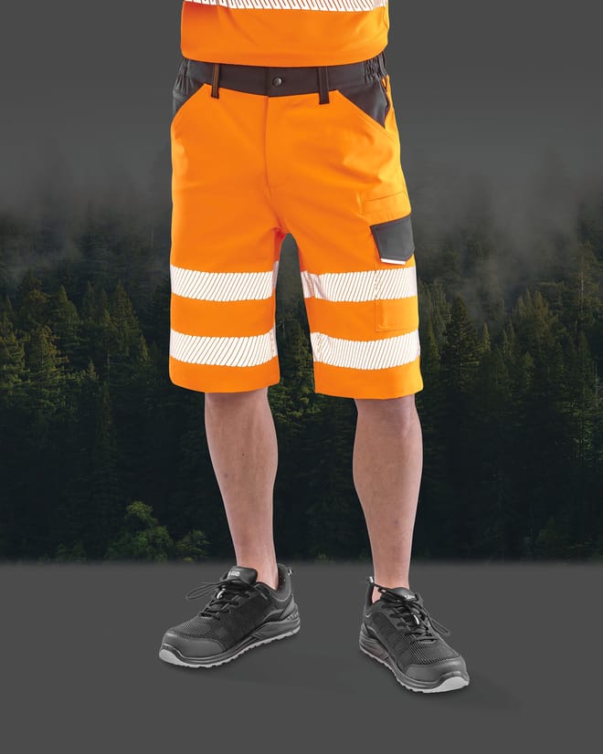 Safe-Guard recycled stretch safety shorts