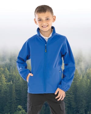 2-laags gerecycled softshell kind