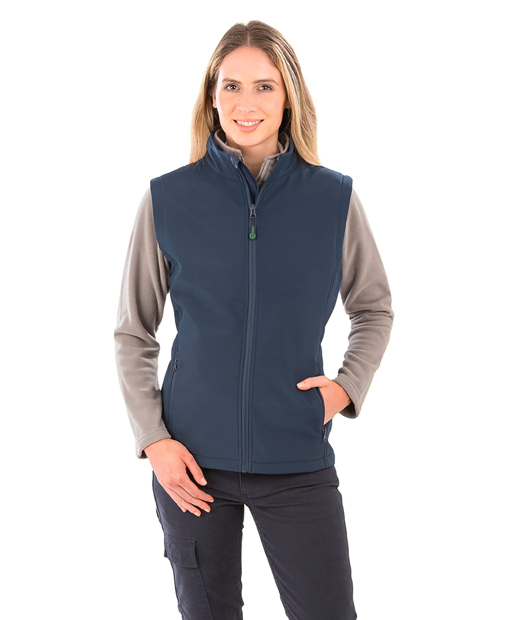 Colete softshell reciclado de senhora