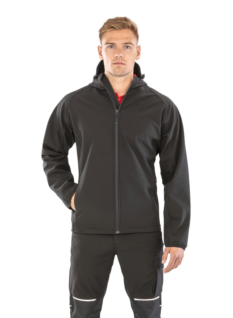 CMP Veste Softshell Homme Capuche Amovible - Membrane ClimaProtect | Polaire Intérieure Chaud