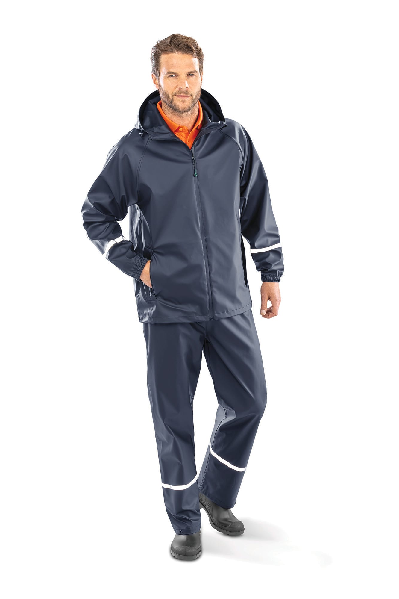 Veste imperméable Prism PU avec bandes réfléchissantes - Image 12