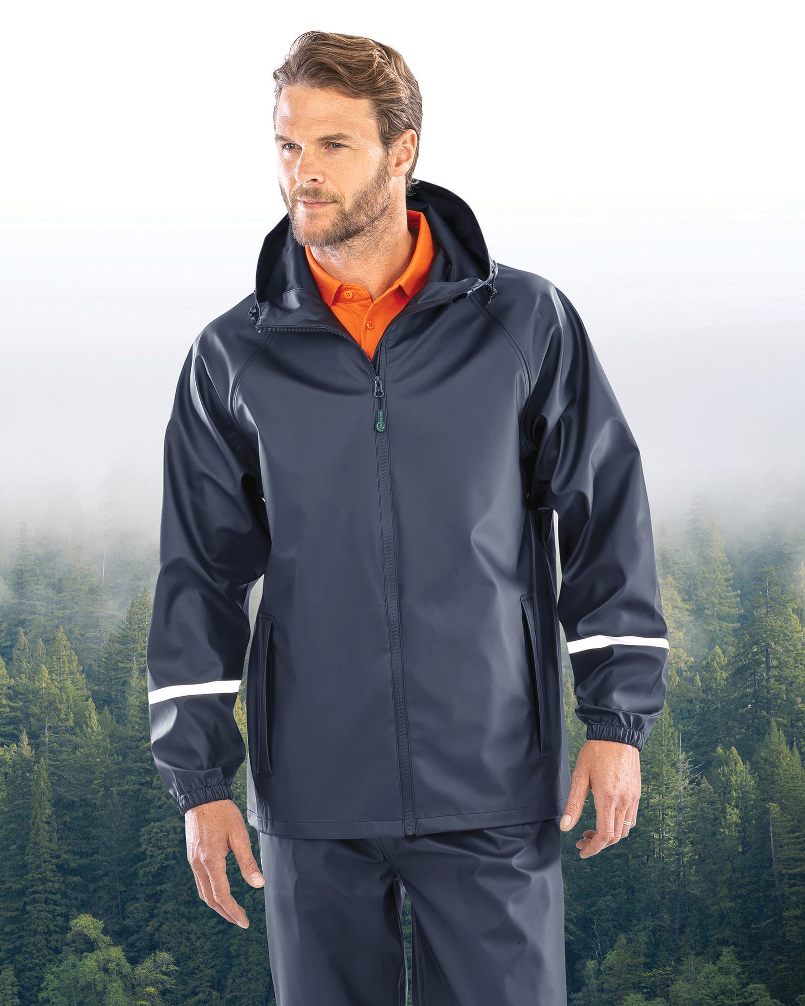 Veste imperméable Prism PU avec bandes réfléchissantes - Image 13
