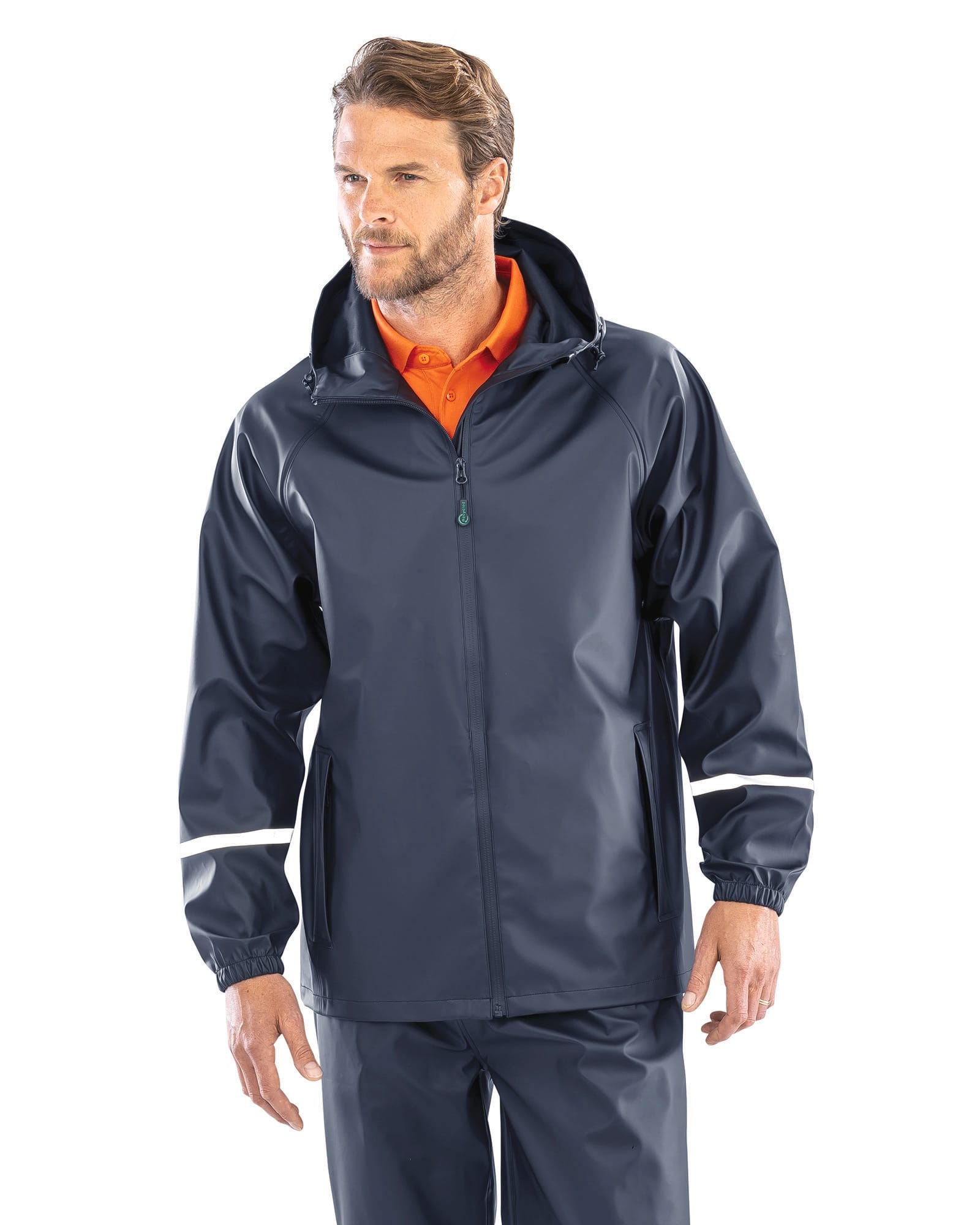 Veste imperméable Prism PU avec bandes réfléchissantes - Image 14
