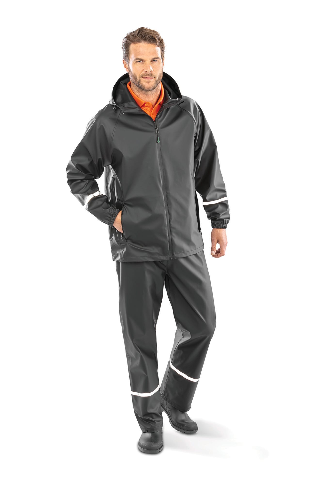 Veste imperméable Prism PU avec bandes réfléchissantes - Image 5