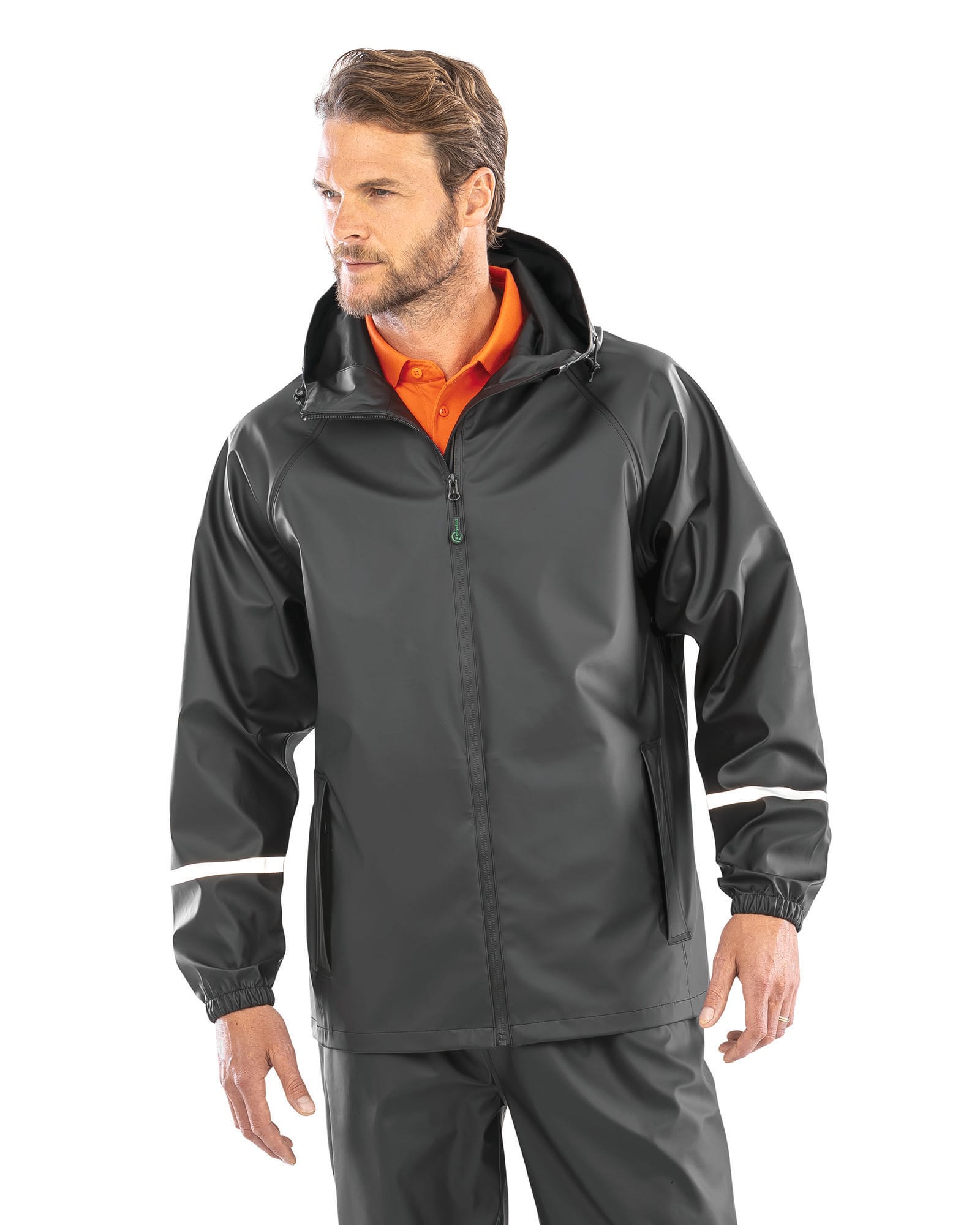 Veste imperméable Prism PU avec bandes réfléchissantes - Image 6