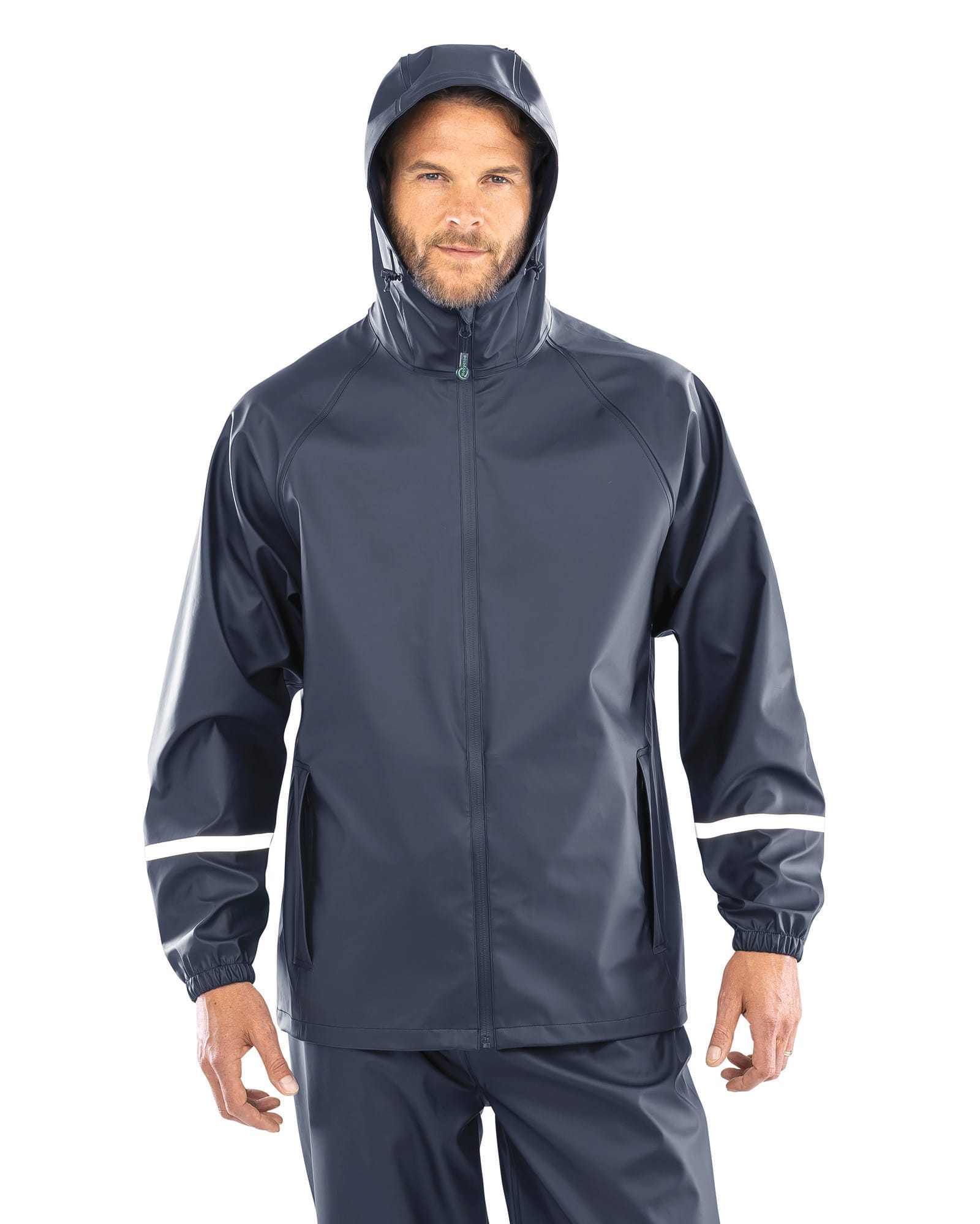 Veste imperméable Prism PU avec bandes réfléchissantes - Image 9