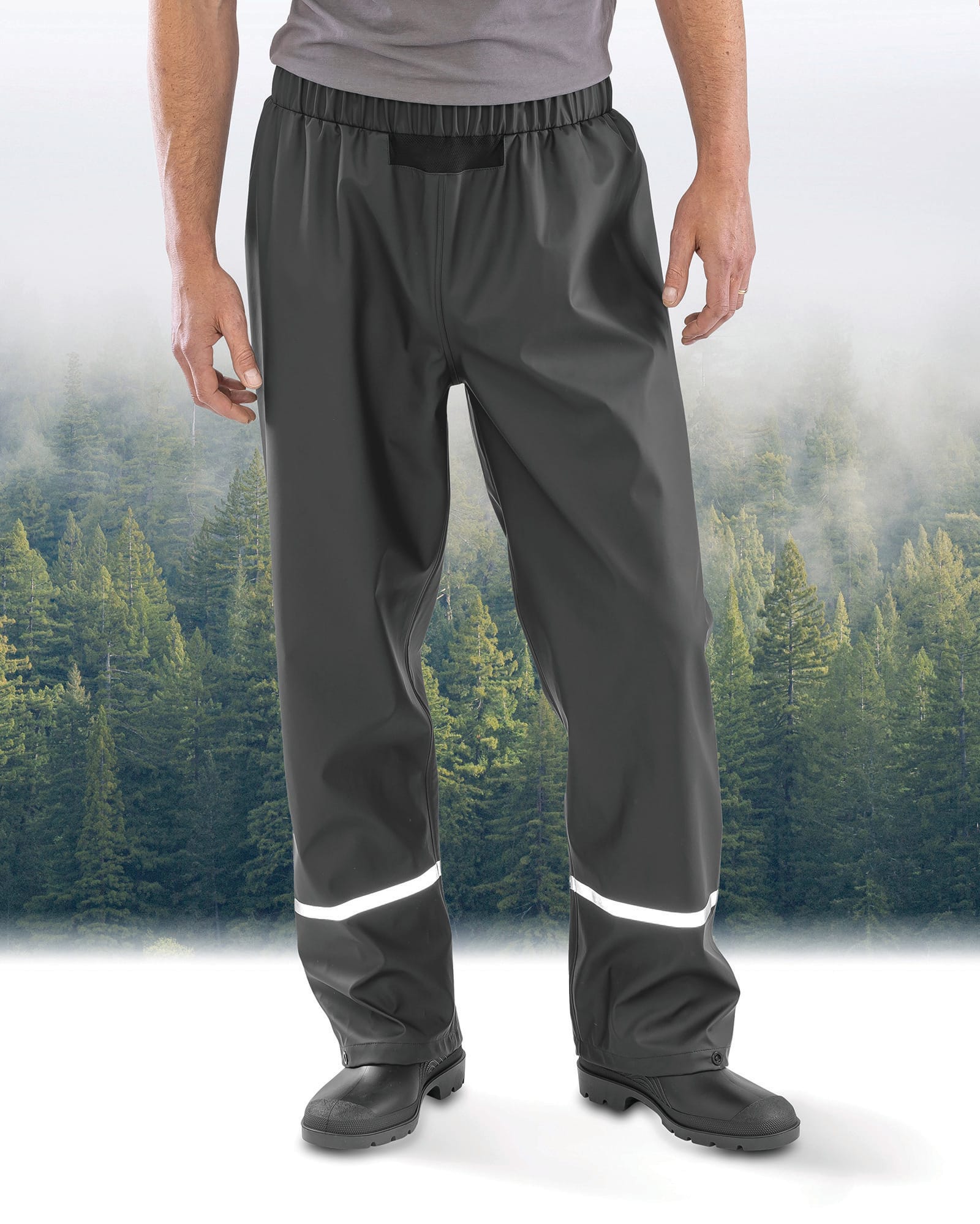 PANTALÓN PRISM PU IMPERMEABLE CON BANDAS REFLECTANTES<BR/>