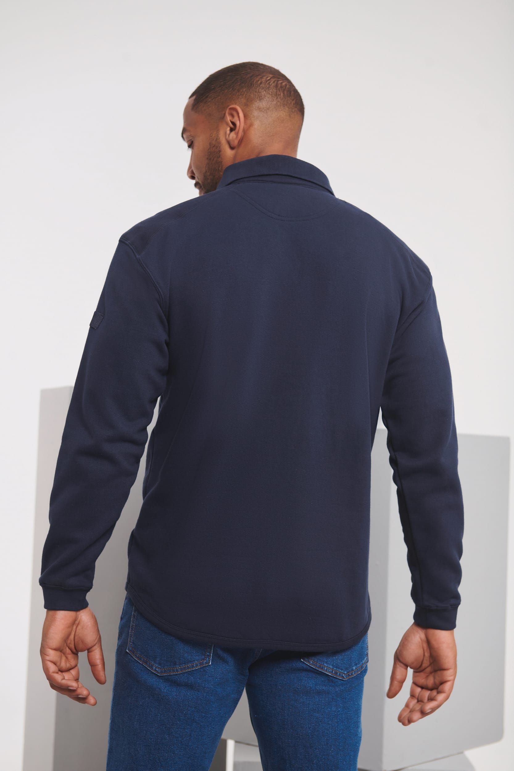 Sweat-shirt Heavy Duty col polo - Image 2