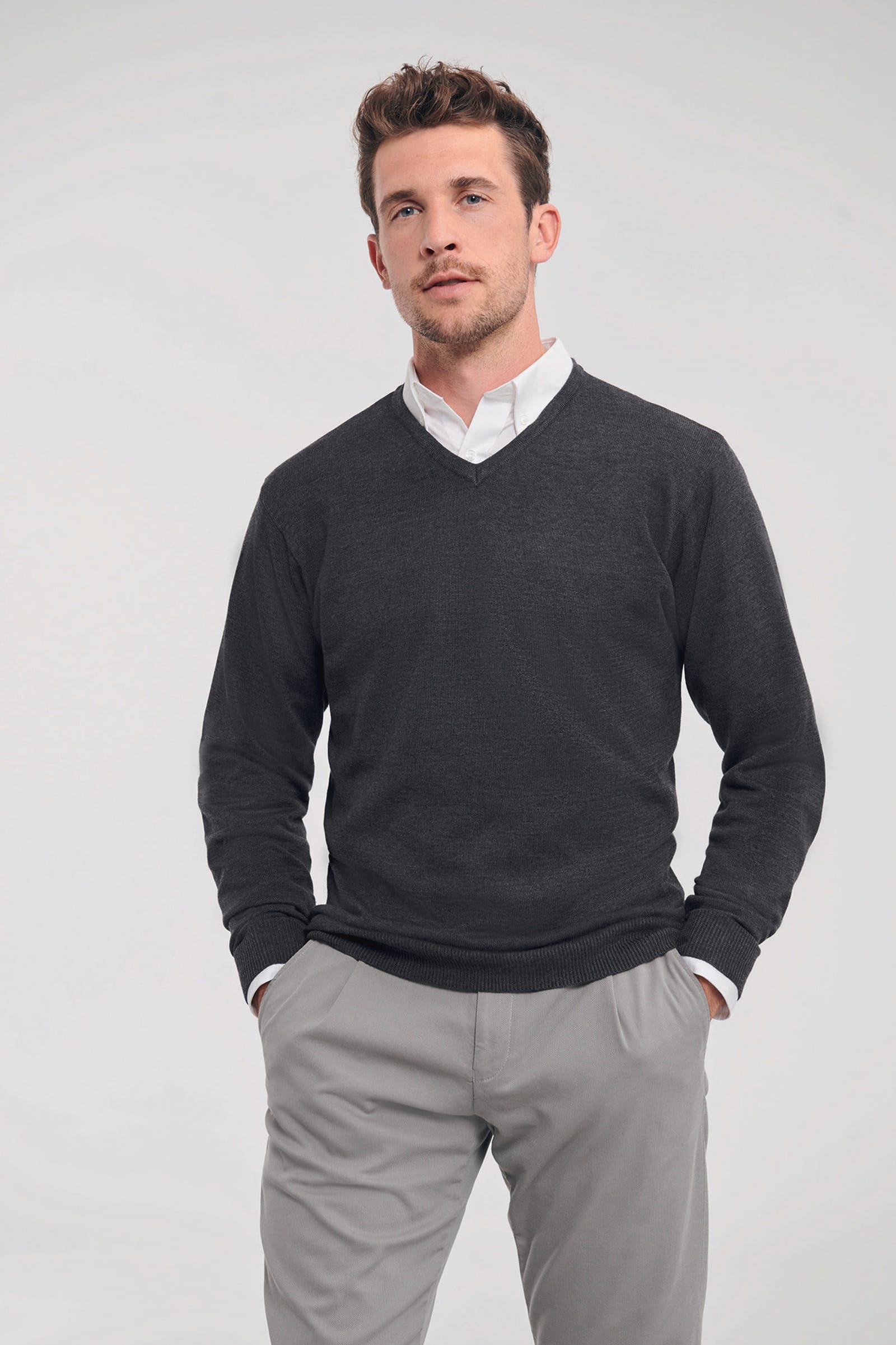 V-neck Knitted Pullover