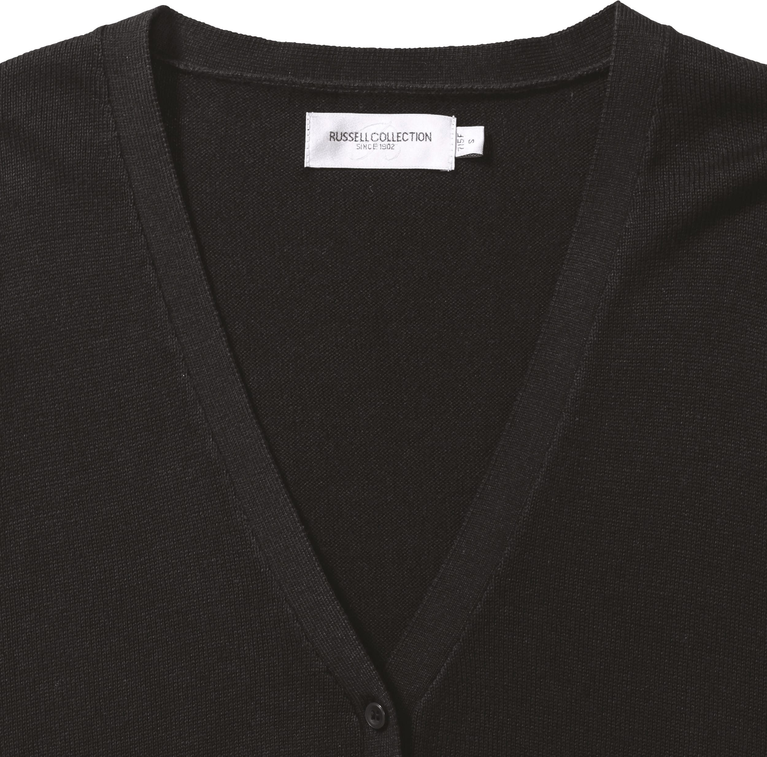 Casaco de malha de senhora com decote em V