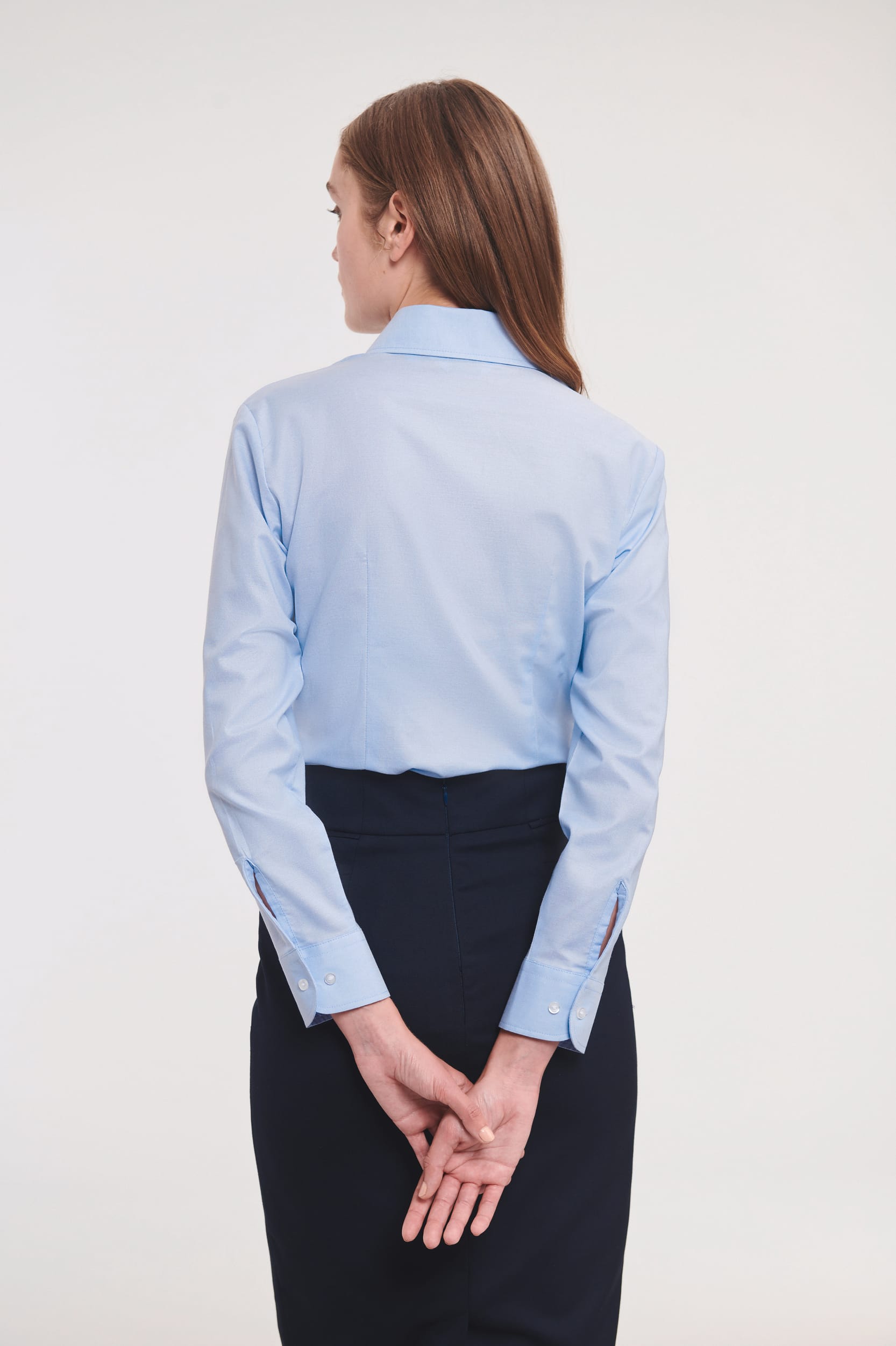 Chemise femme manches longues Oxford - Image 2