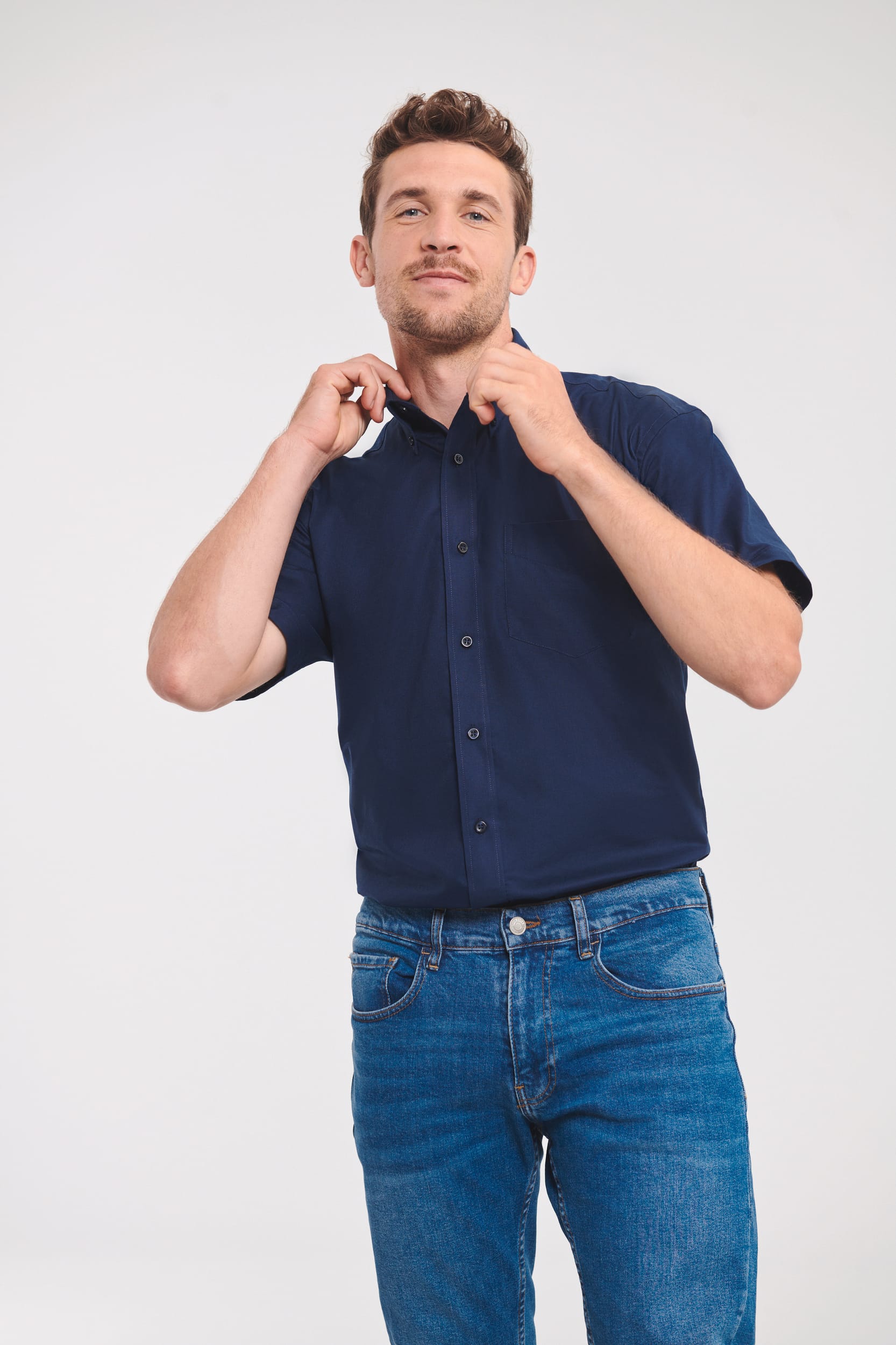 Men's Short Sleeve Easy Care Oxford Shirt