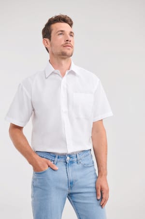 Men's Ss Polycotton Poplin Shirt