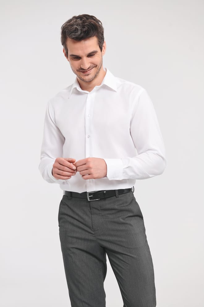 Camicia uomo manica lunga no-stiro - taglio sartoriale