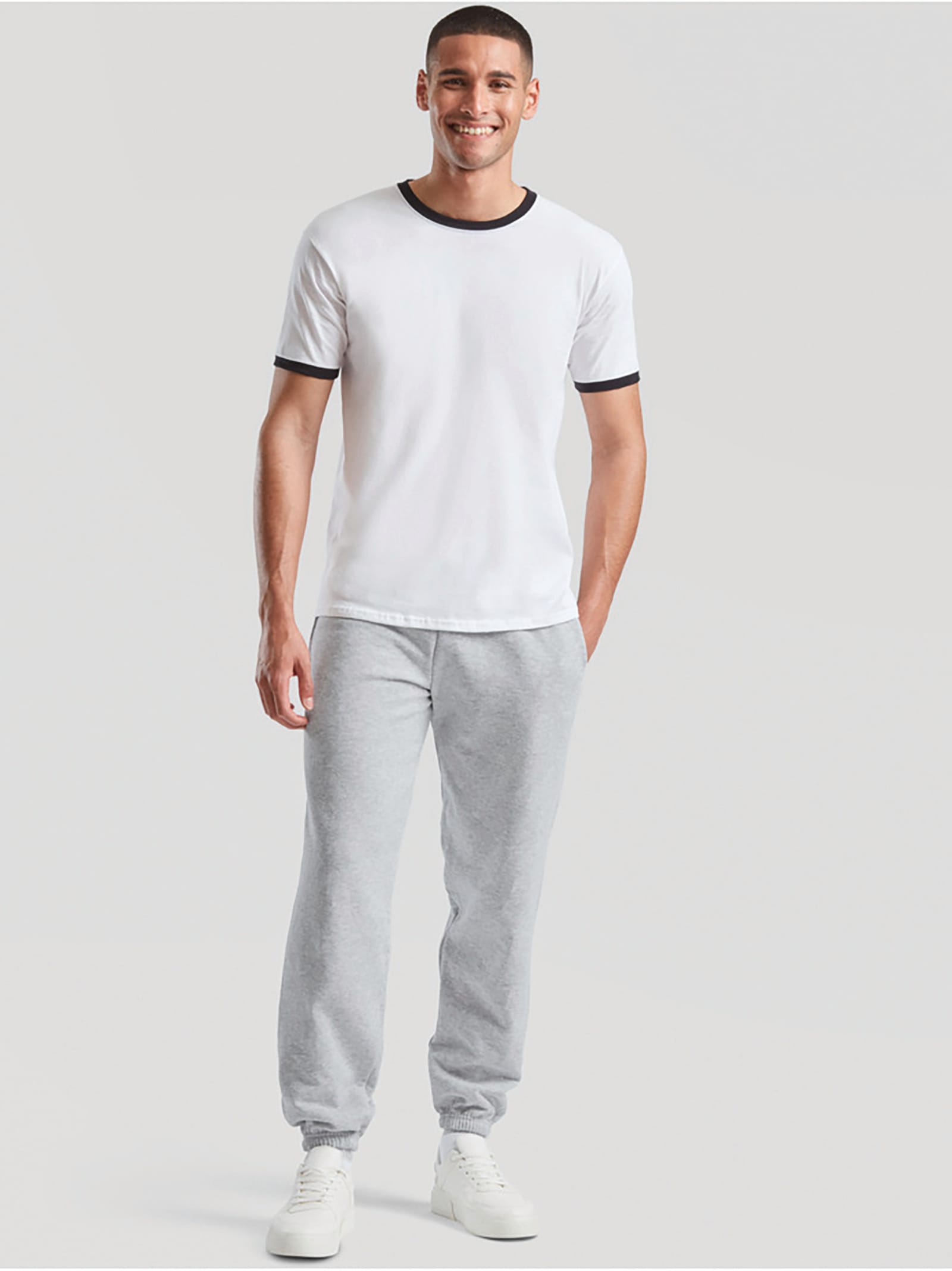 Joggingbroek elastieke enkelboorden (64-026-0)