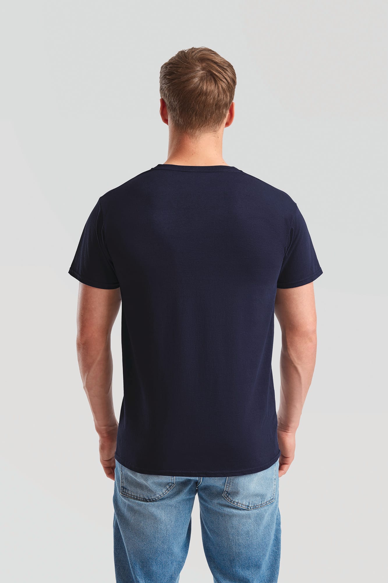 T-shirt homme col v Valueweight (61-066-0) - Image 4