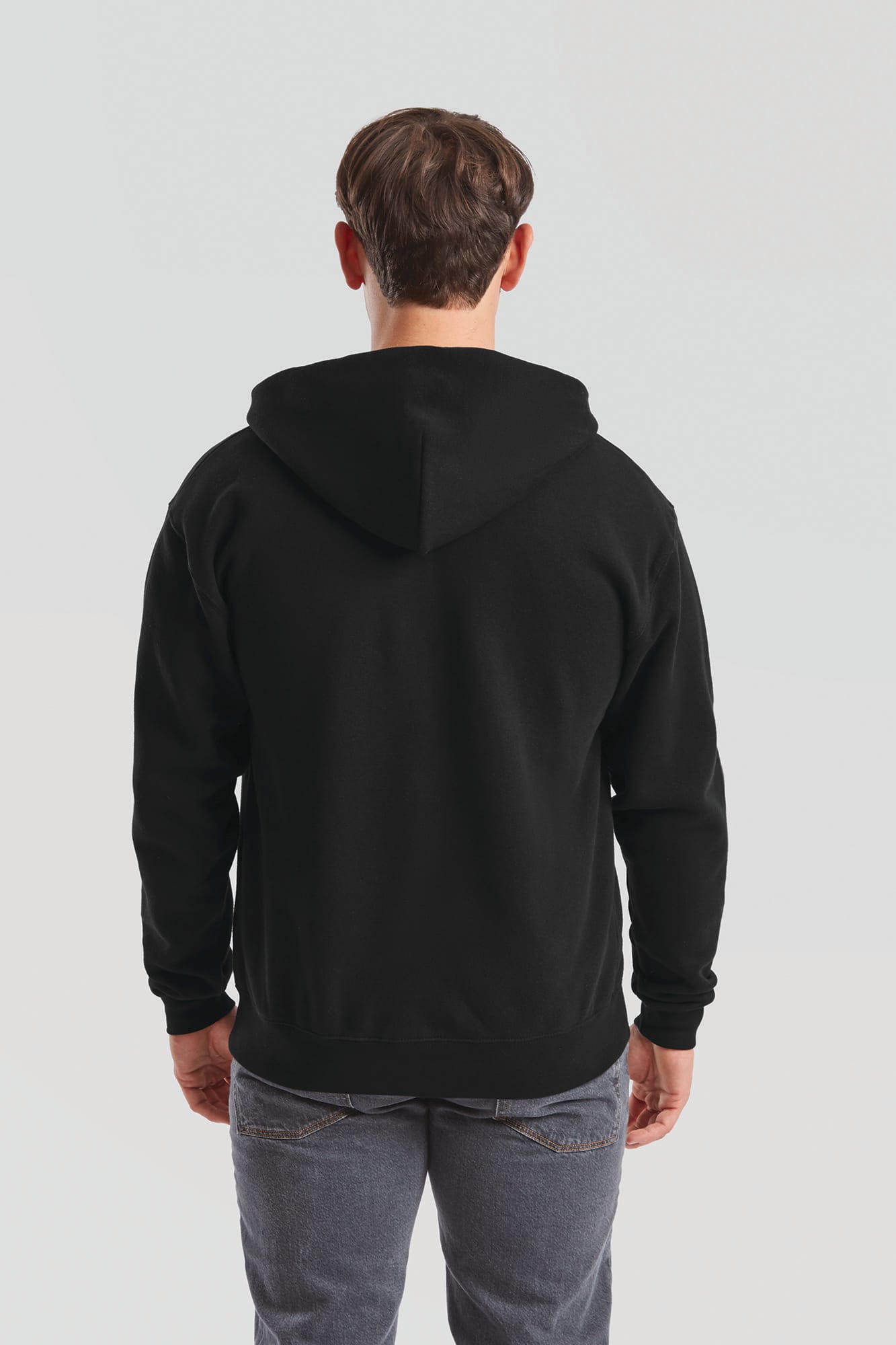 Sweat-shirt homme zippé capuche Premium (62-034-0) - Image 4