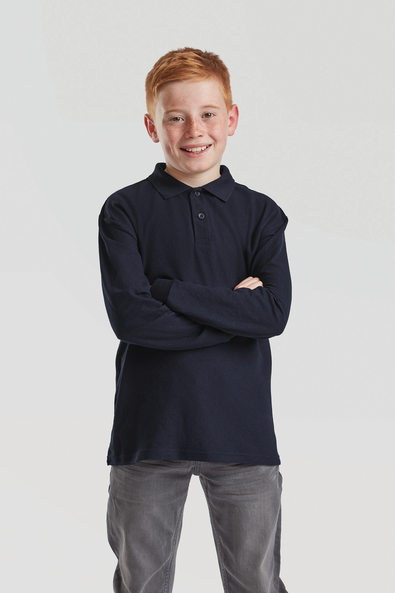 65/35 Polo met lange mouwen