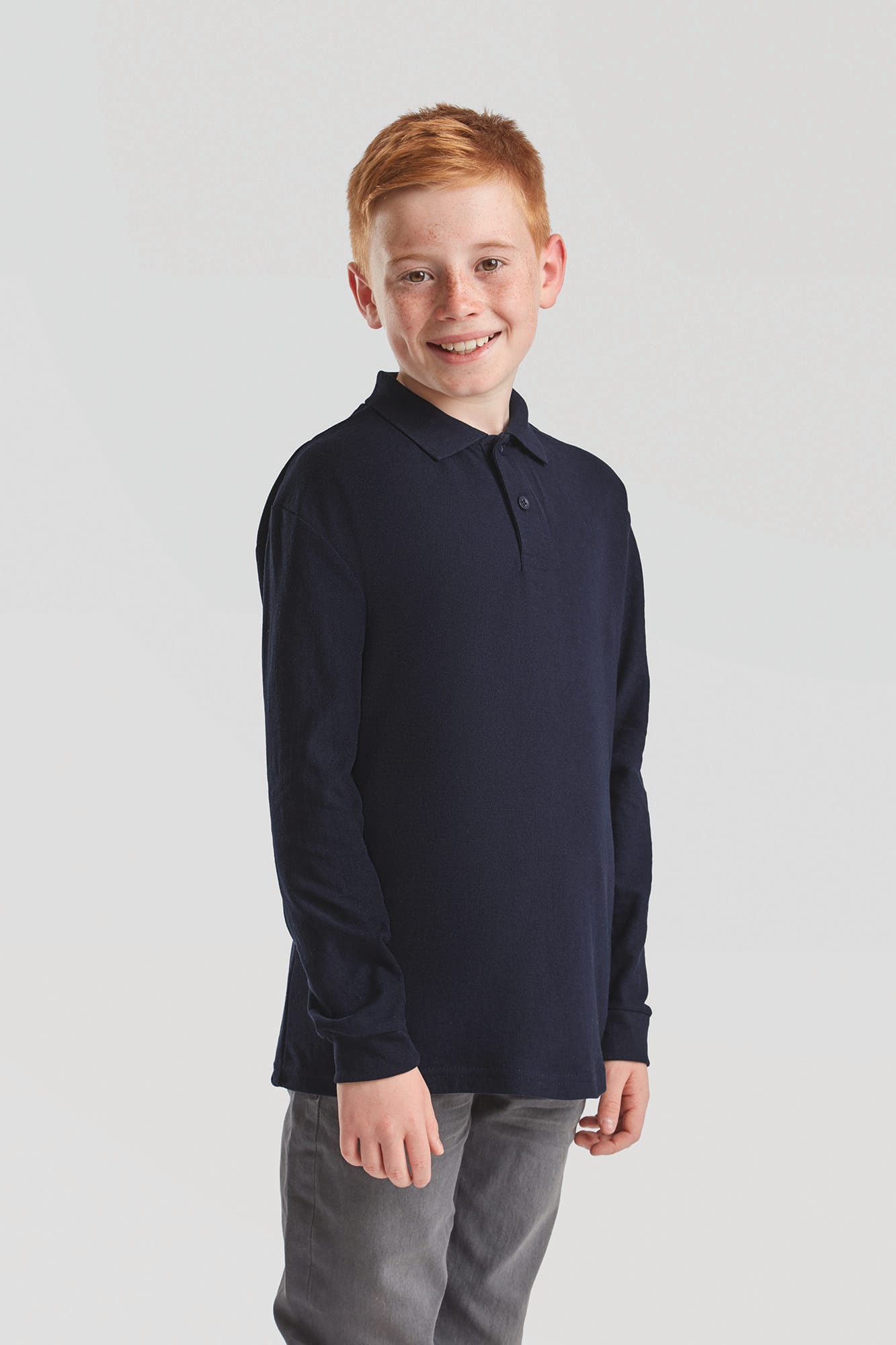 Polo enfant 65/35 manches longues - Image 3