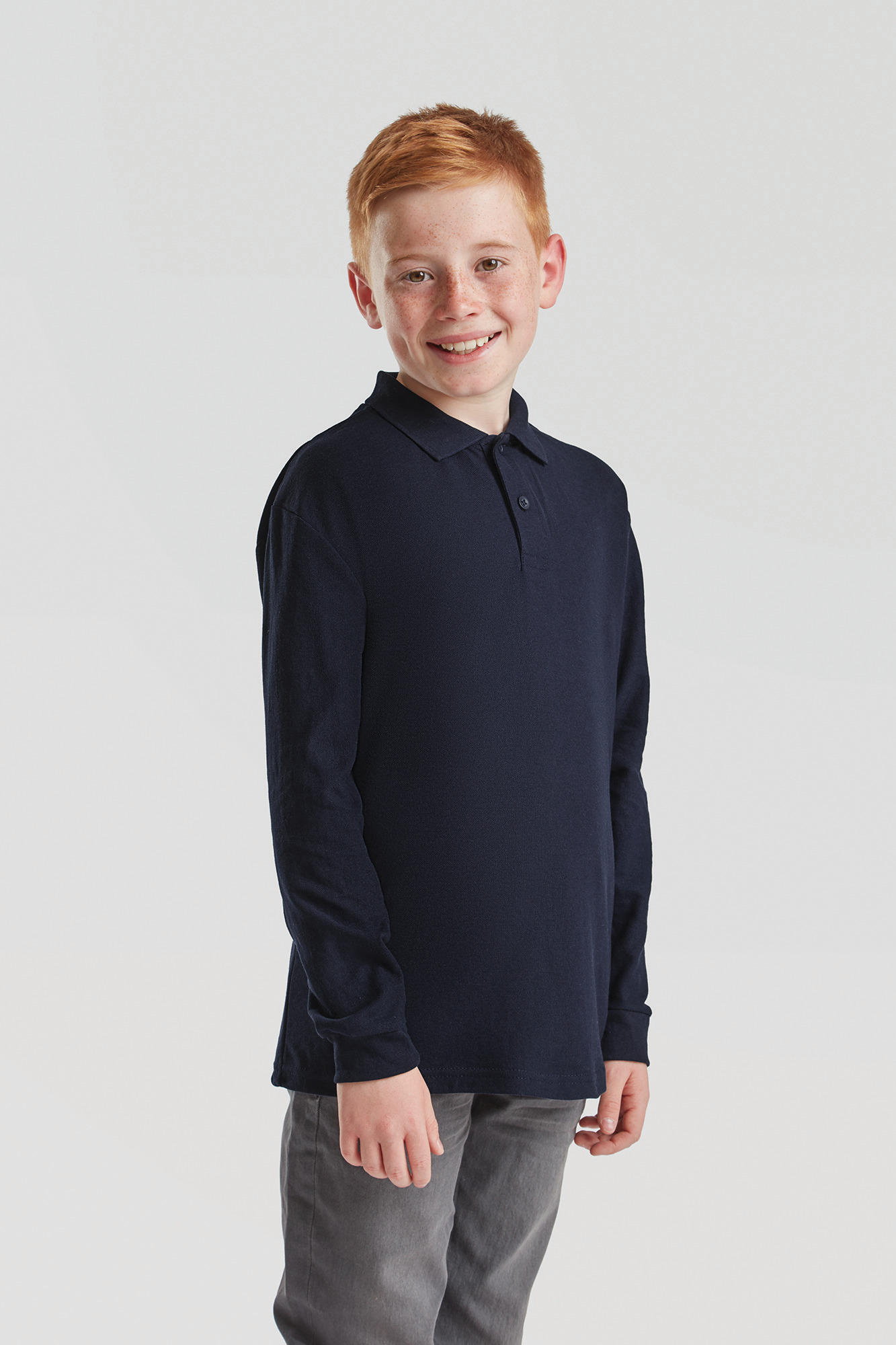 65/35 Polo met lange mouwen