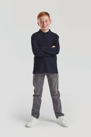 65/35 Polo met lange mouwen